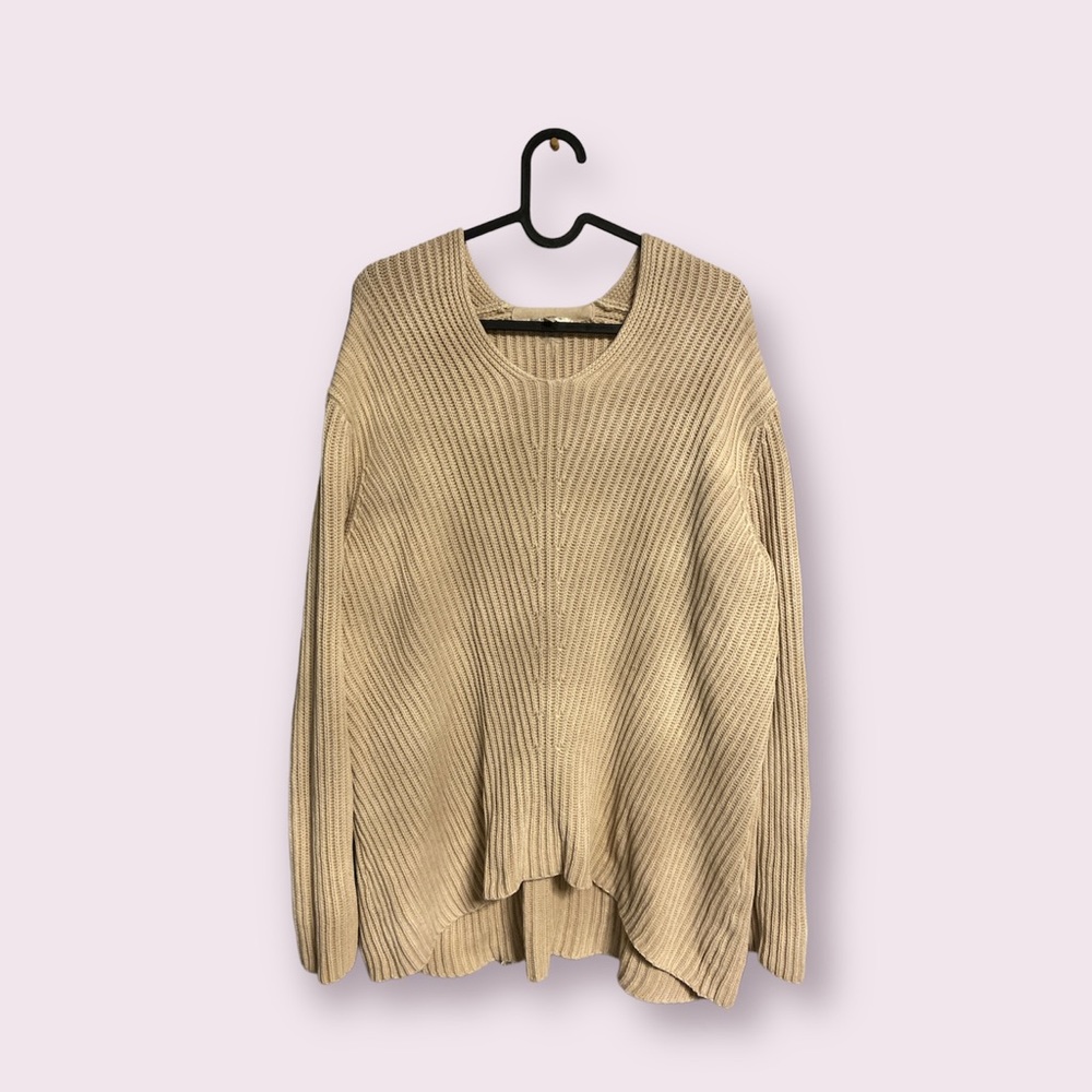 Tyler Boe Vintage Knit Sweater cream color